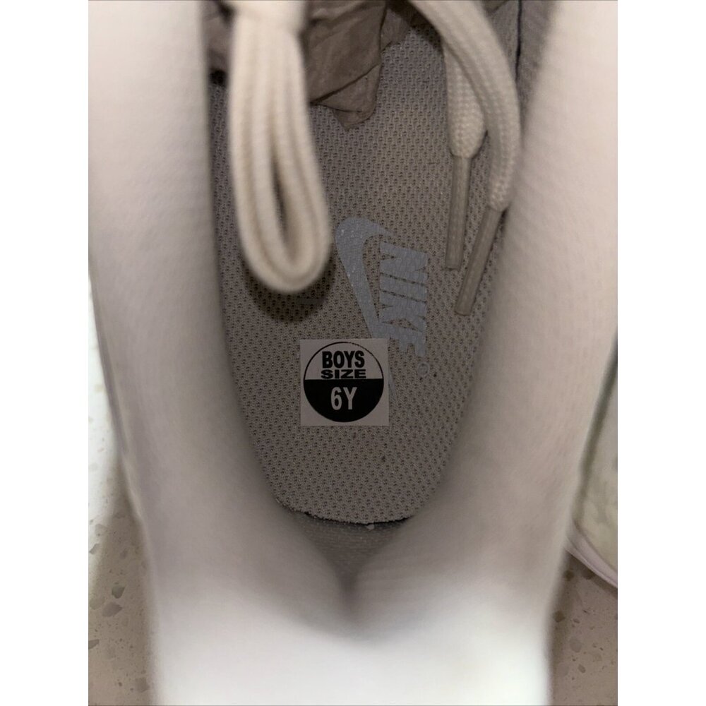 Nike Air Force 1 (GS) Shoes Big Kid’s SZ 7Y Pale Ivory/Grey CT3839-110 - Picture 6 of 8